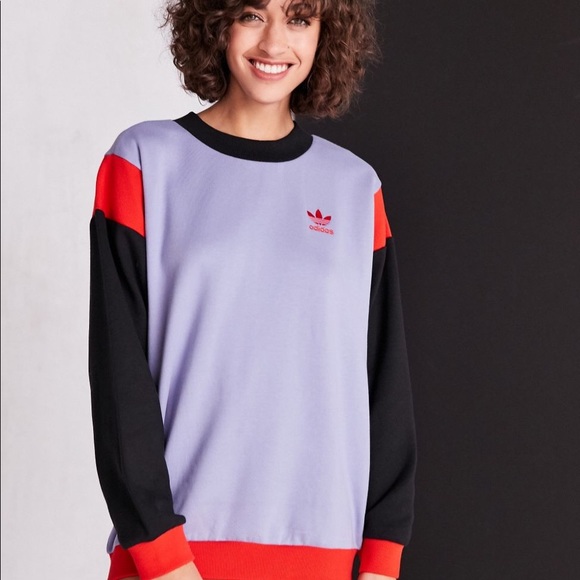 adidas colorblock sweater